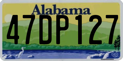 AL license plate 47DP127