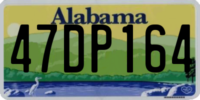 AL license plate 47DP164