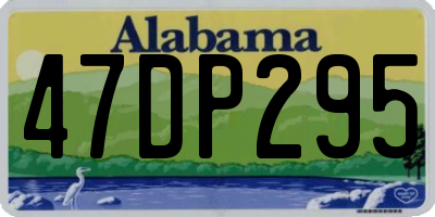 AL license plate 47DP295