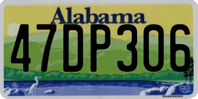 AL license plate 47DP306