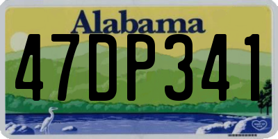 AL license plate 47DP341