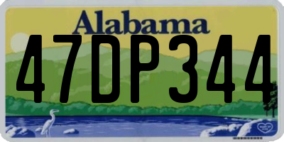 AL license plate 47DP344