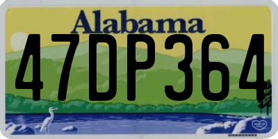 AL license plate 47DP364