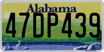 AL license plate 47DP439