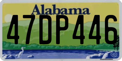 AL license plate 47DP446