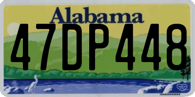 AL license plate 47DP448