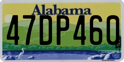 AL license plate 47DP460