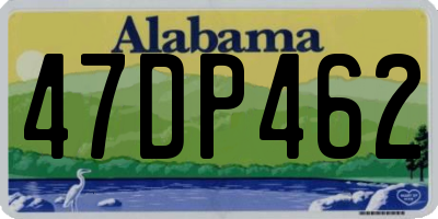 AL license plate 47DP462
