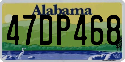 AL license plate 47DP468