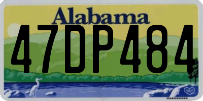 AL license plate 47DP484