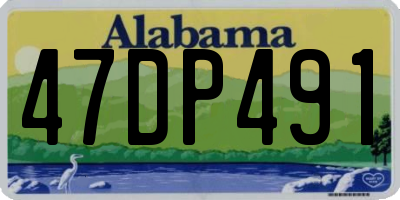 AL license plate 47DP491