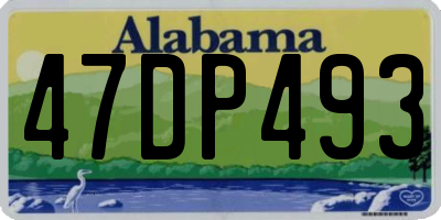 AL license plate 47DP493
