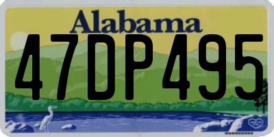 AL license plate 47DP495
