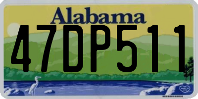 AL license plate 47DP511