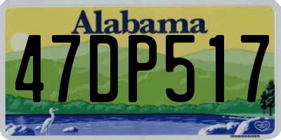 AL license plate 47DP517