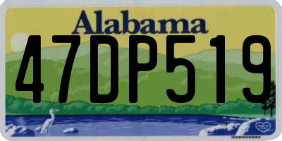 AL license plate 47DP519