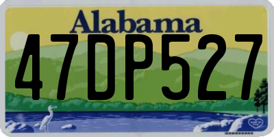 AL license plate 47DP527