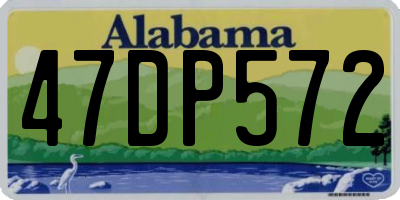 AL license plate 47DP572