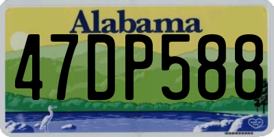 AL license plate 47DP588