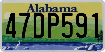 AL license plate 47DP591