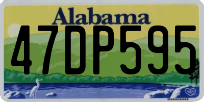 AL license plate 47DP595
