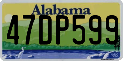 AL license plate 47DP599