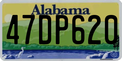 AL license plate 47DP620