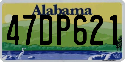 AL license plate 47DP621