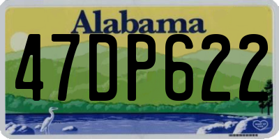 AL license plate 47DP622