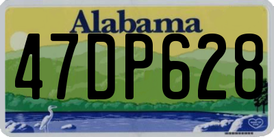 AL license plate 47DP628