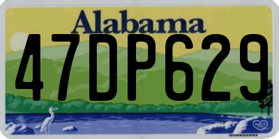 AL license plate 47DP629