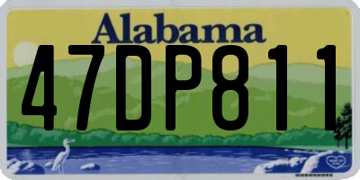AL license plate 47DP811
