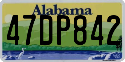 AL license plate 47DP842