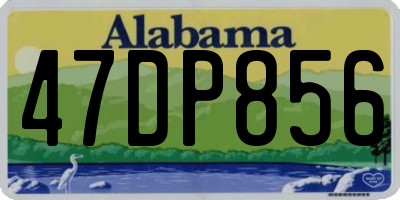 AL license plate 47DP856