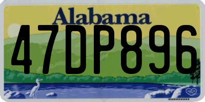 AL license plate 47DP896
