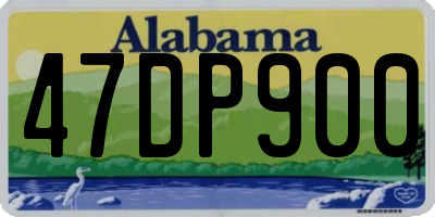 AL license plate 47DP900