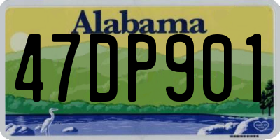 AL license plate 47DP901