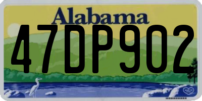 AL license plate 47DP902