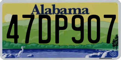 AL license plate 47DP907