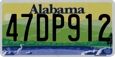 AL license plate 47DP912