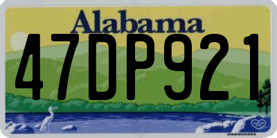 AL license plate 47DP921