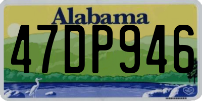 AL license plate 47DP946