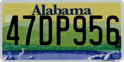 AL license plate 47DP956
