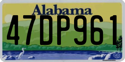 AL license plate 47DP961