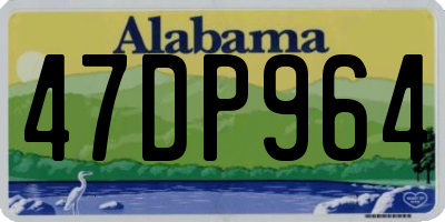 AL license plate 47DP964