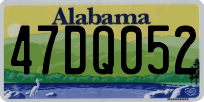 AL license plate 47DQ052