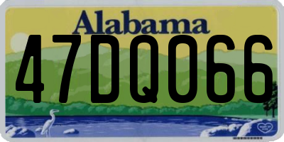 AL license plate 47DQ066