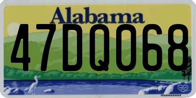 AL license plate 47DQ068