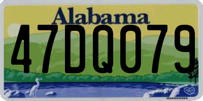 AL license plate 47DQ079