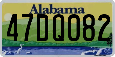 AL license plate 47DQ082